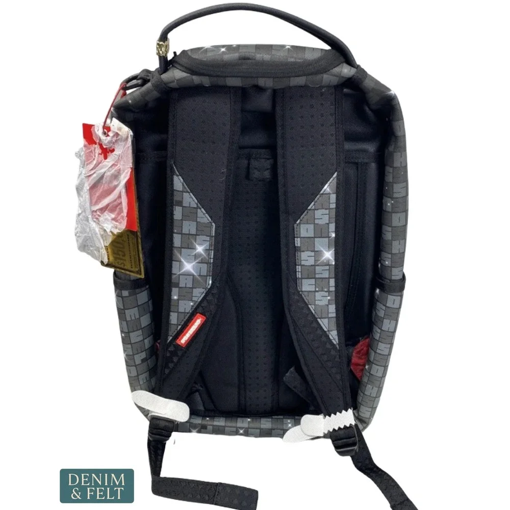 NEW Sprayground Monopoly Get The Gold Backpack Black Gold Unisex Streetwear